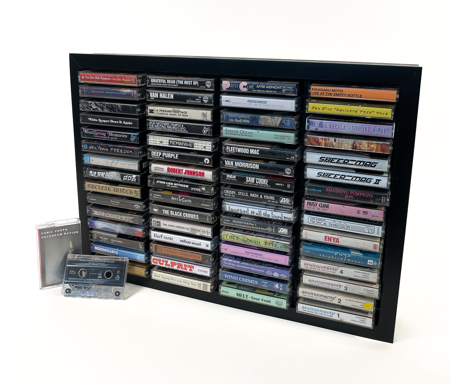 60 Cassette Tape Display Shelf