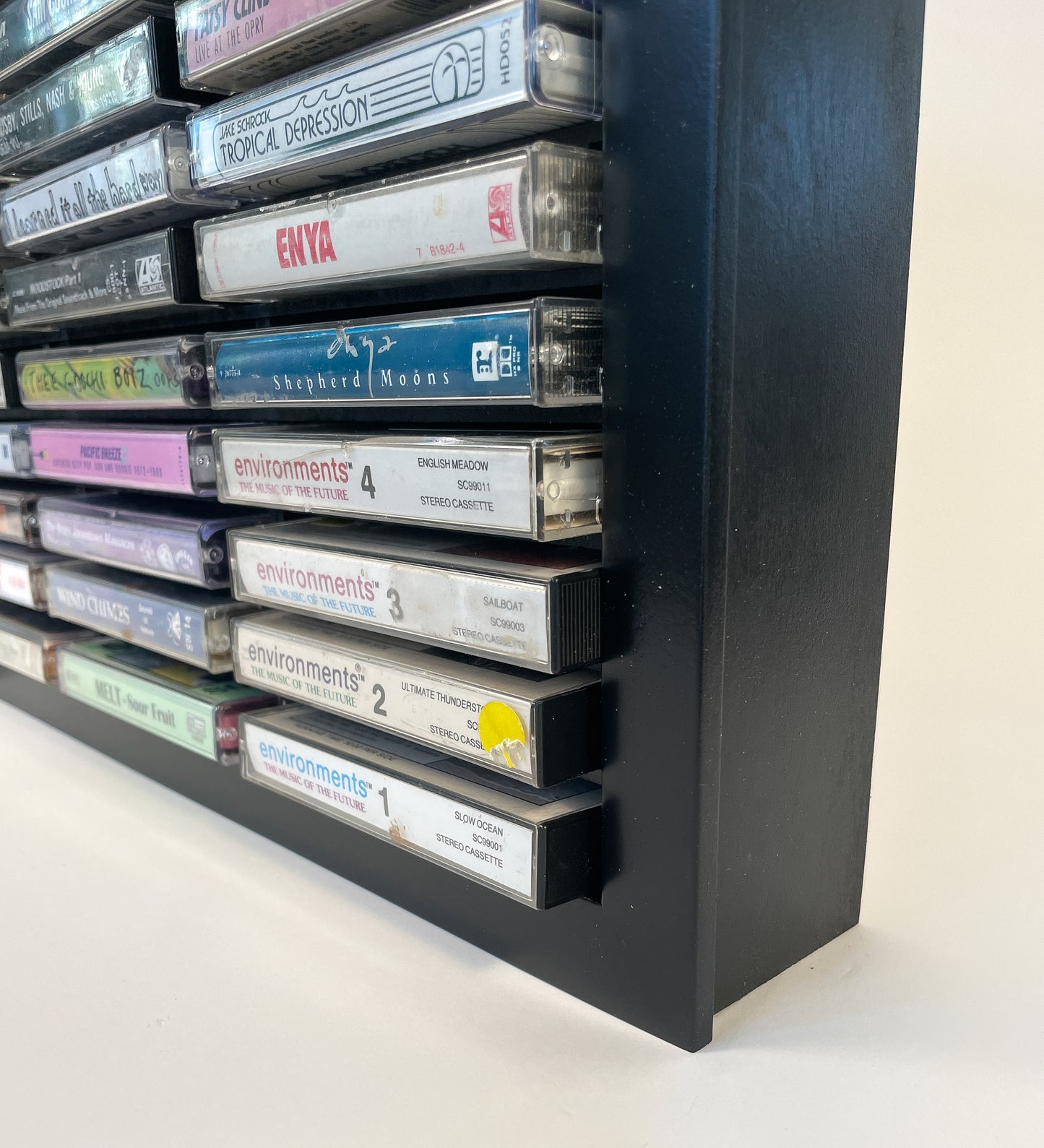 60 Cassette Tape Display Shelf
