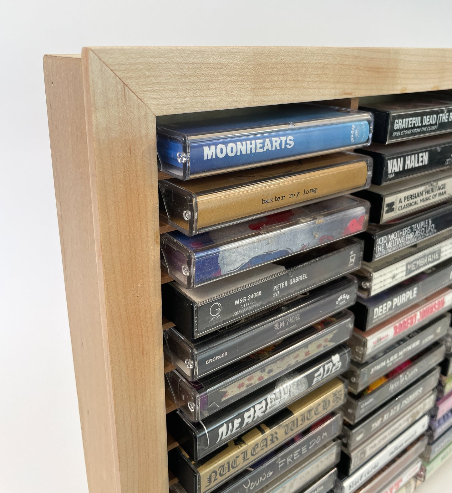 60 Cassette Tape Display Shelf