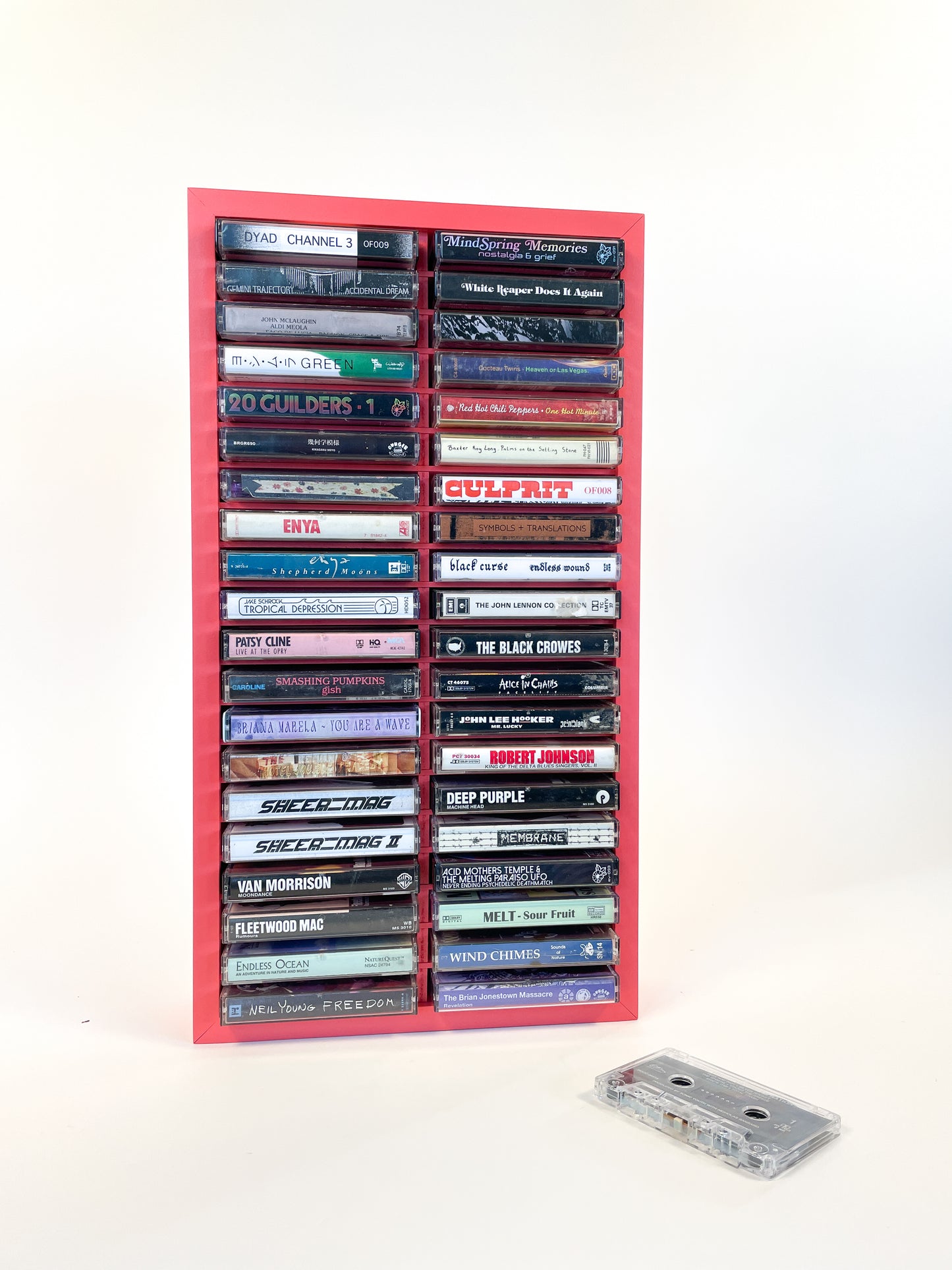 40 Capacity Cassette Tape Shelf