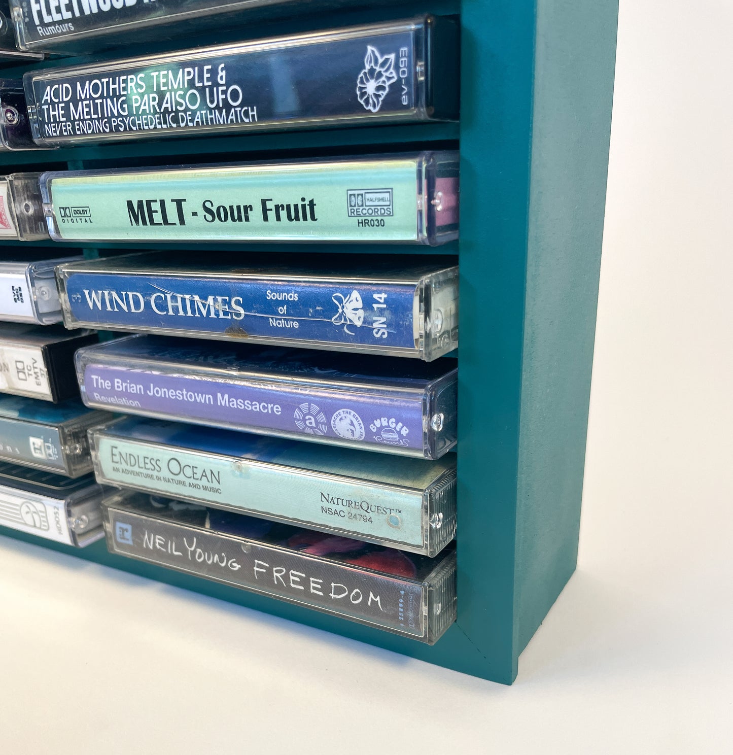 40 Capacity Cassette Tape Shelf