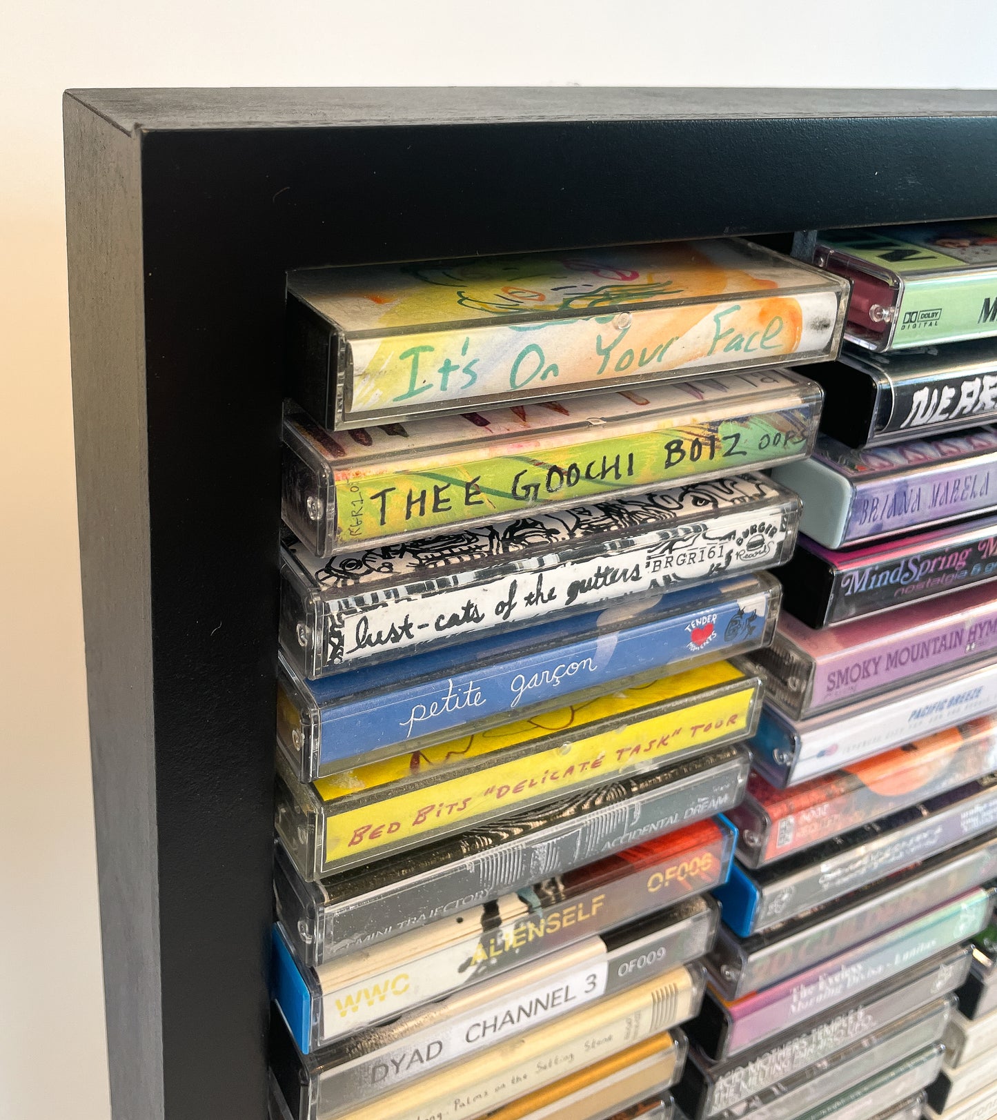 100 Cassette Tape Display Shelf