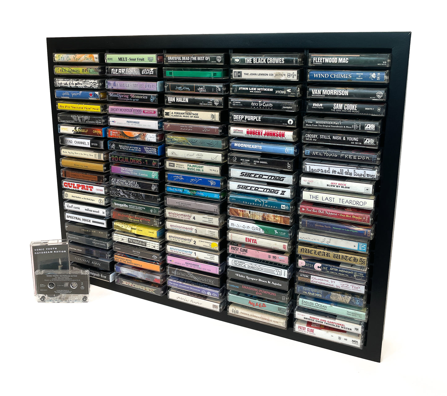 100 Cassette Tape Display Shelf