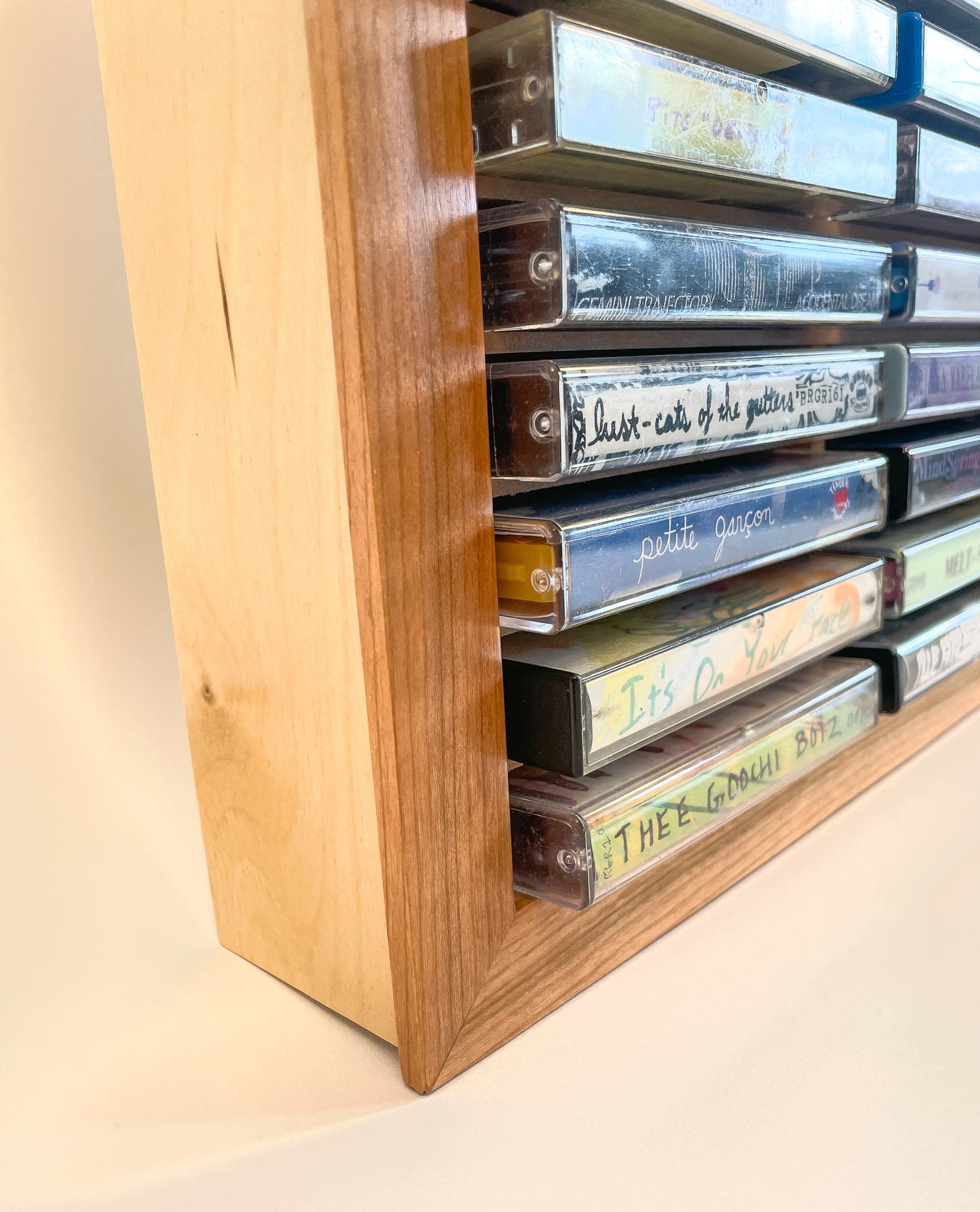 100 Cassette Tape Display Shelf