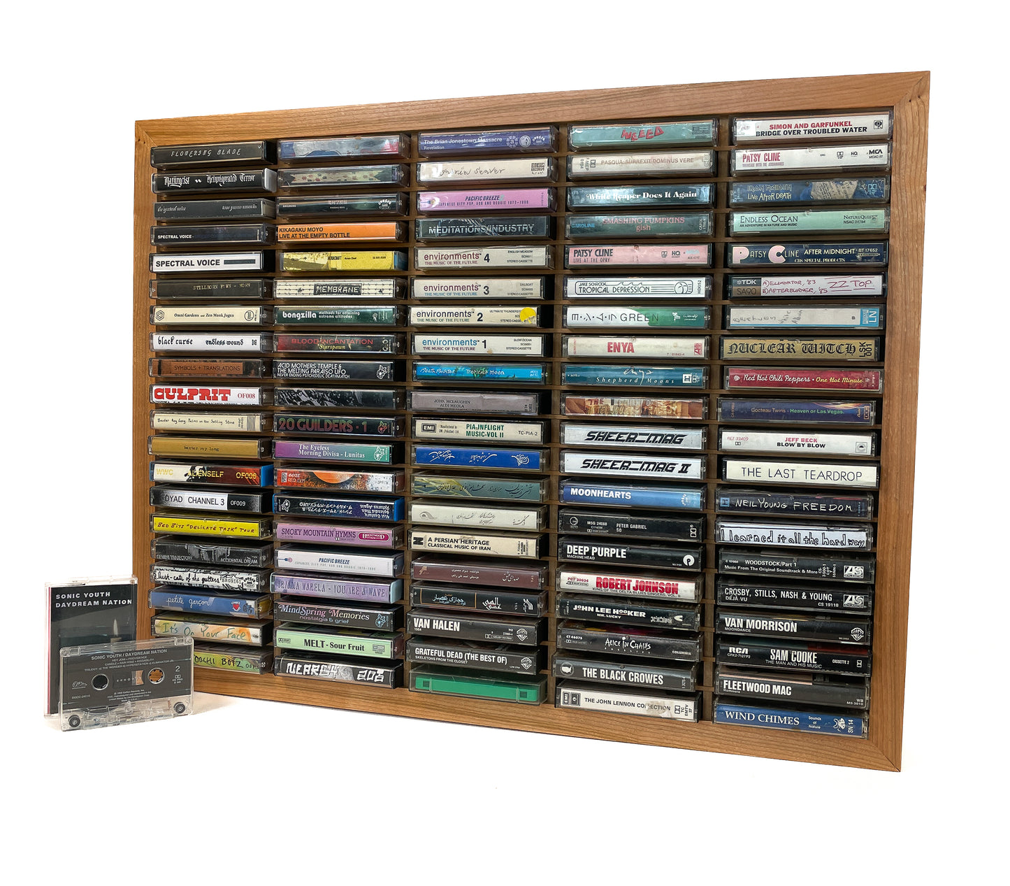 100 Cassette Tape Display Shelf