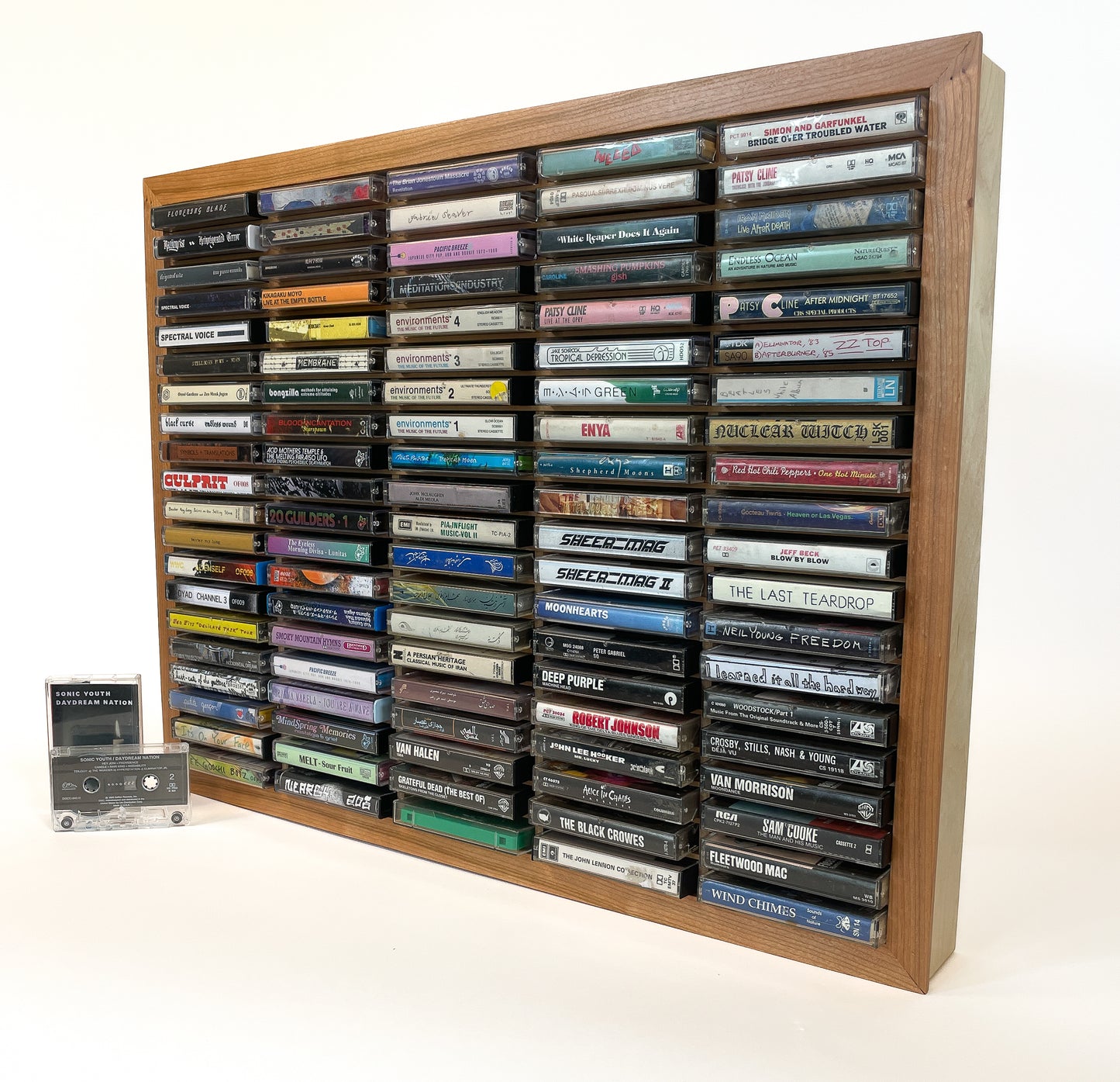 100 Cassette Tape Display Shelf