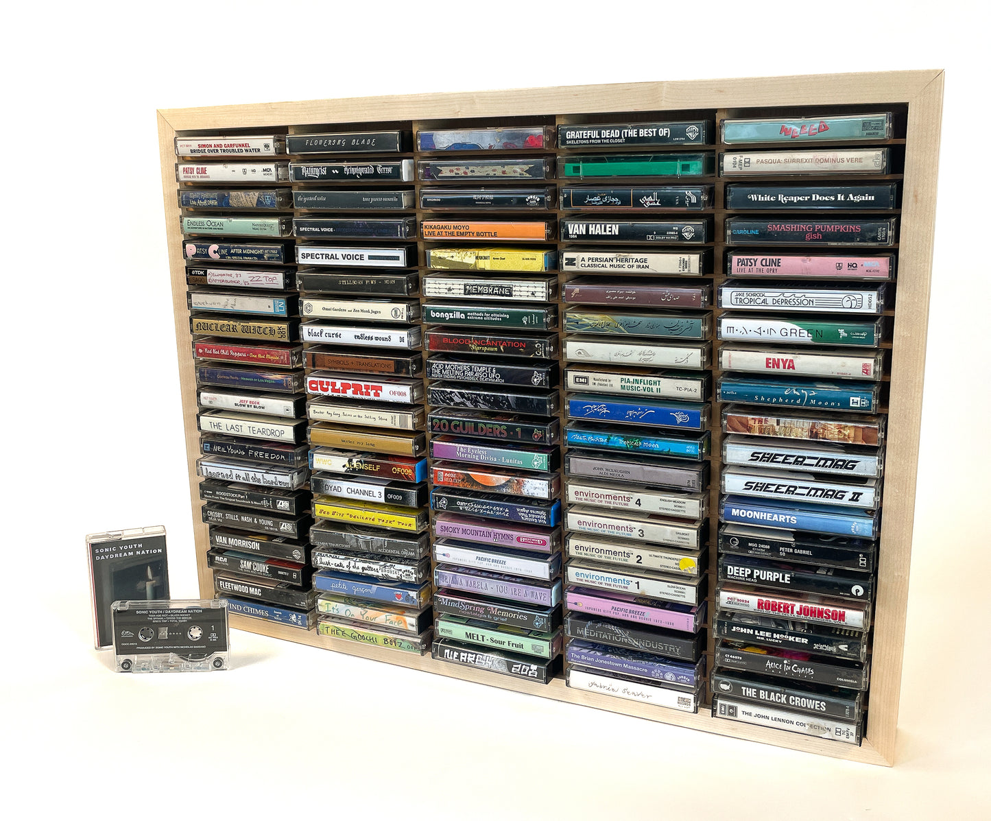 100 Cassette Tape Display Shelf