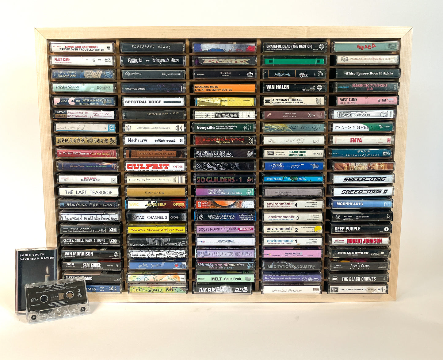 100 Cassette Tape Display Shelf