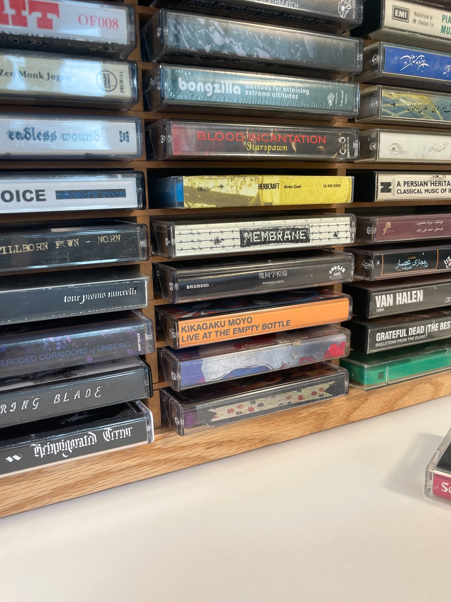 100 Cassette Tape Display Shelf