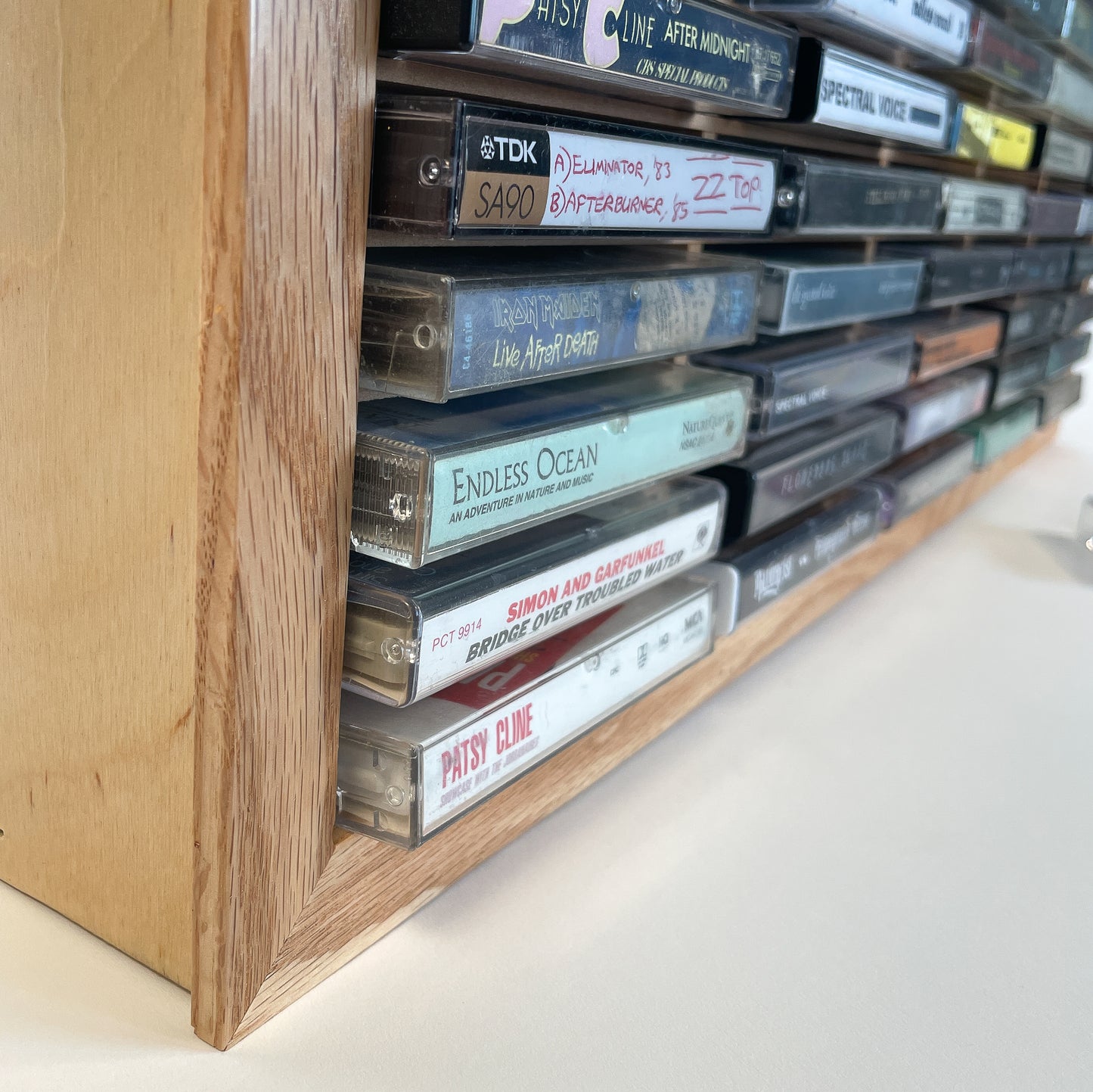 100 Cassette Tape Display Shelf