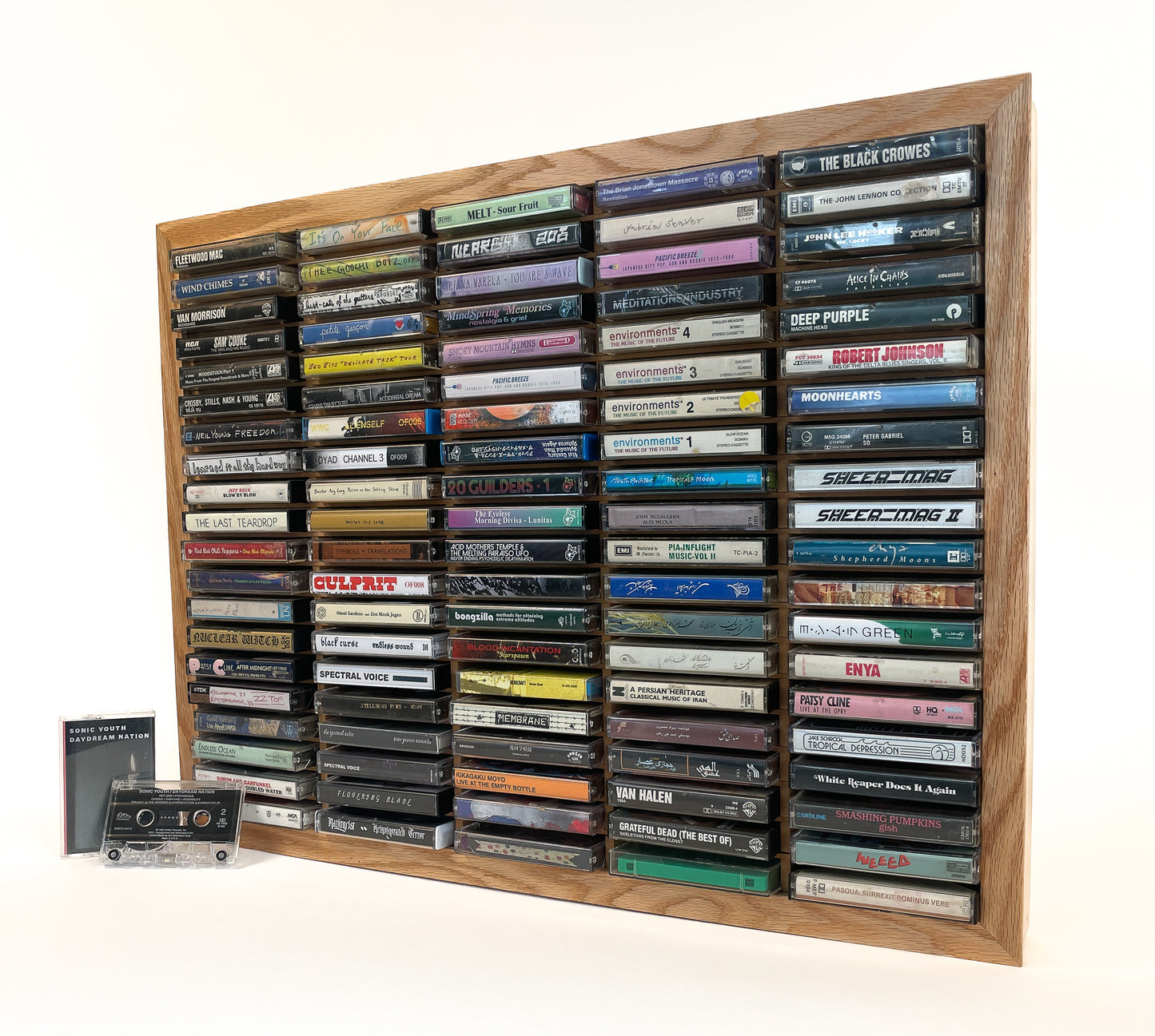 100 Cassette Tape Display Shelf