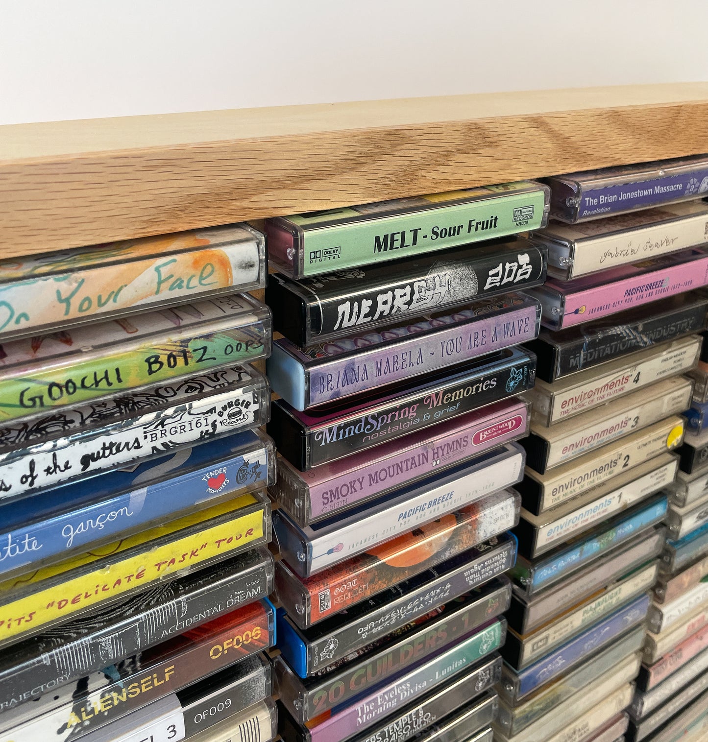 100 Cassette Tape Display Shelf
