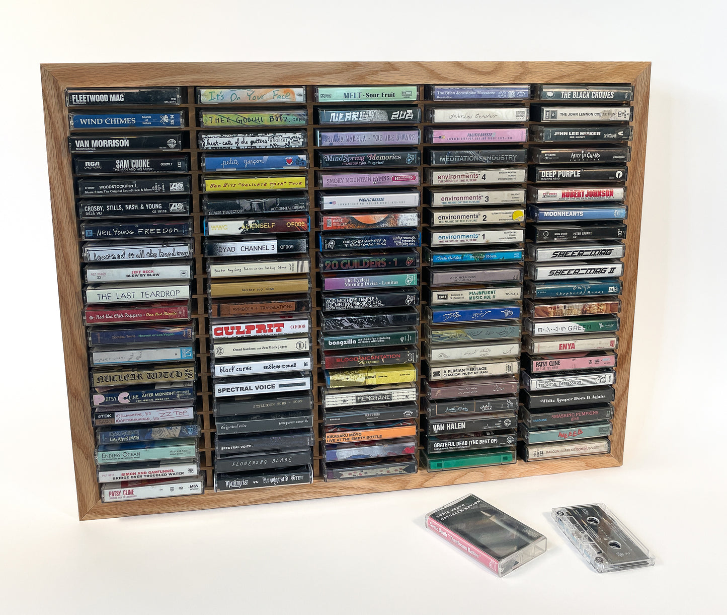 100 Cassette Tape Display Shelf