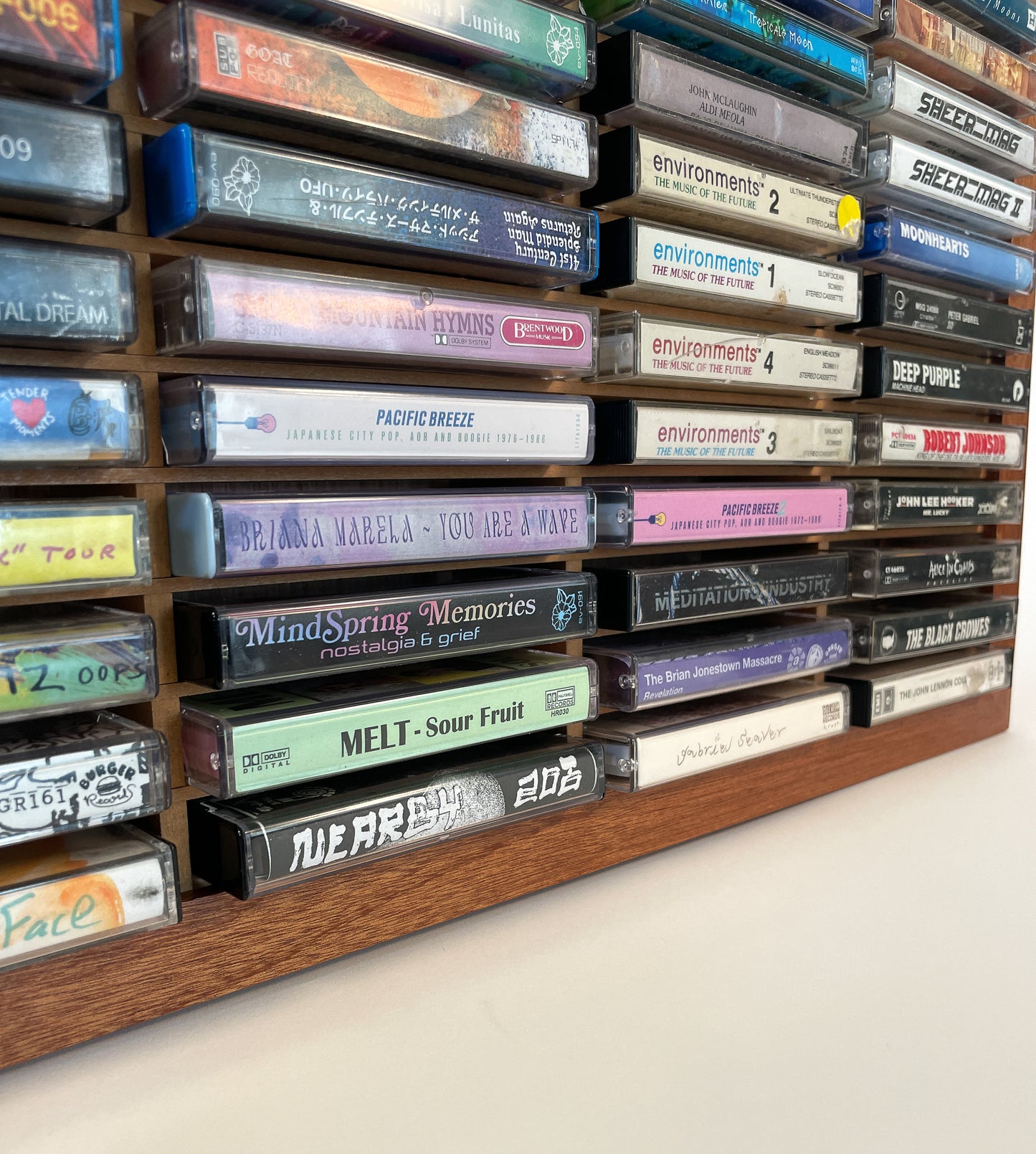 100 Cassette Tape Display Shelf