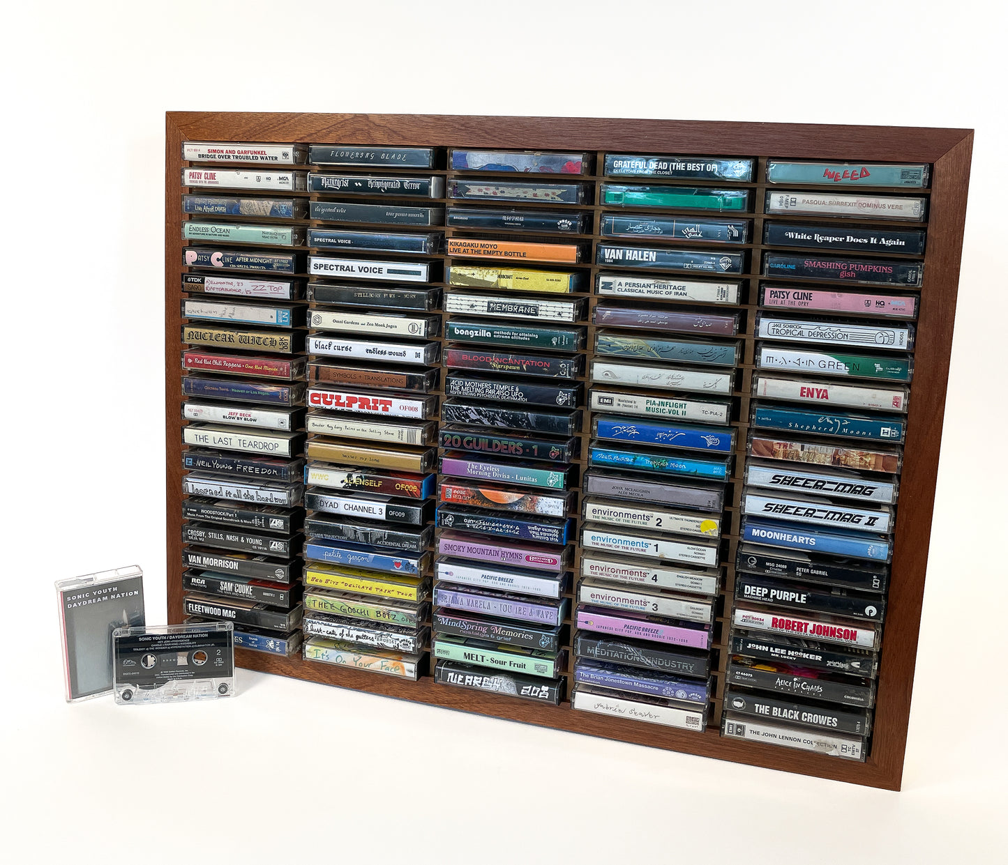 100 Cassette Tape Display Shelf