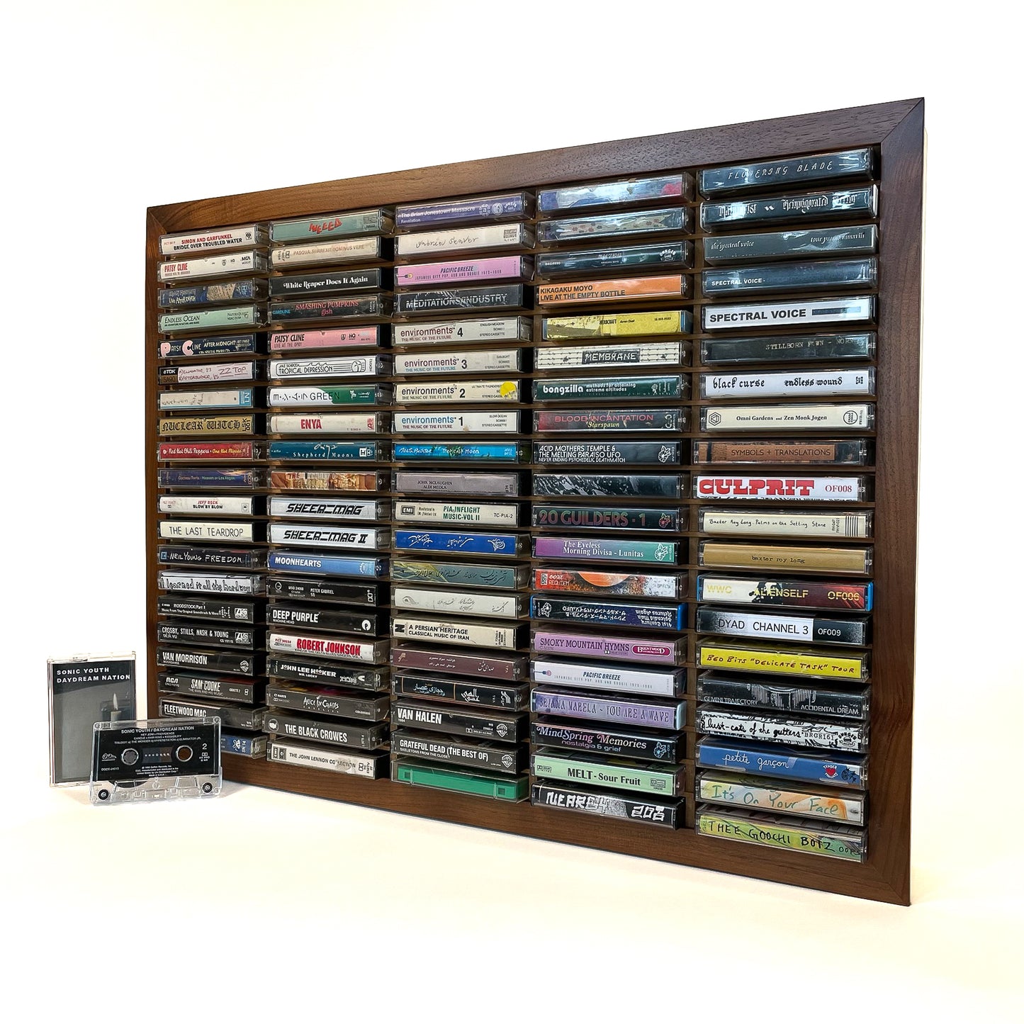 100 Cassette Tape Display Shelf