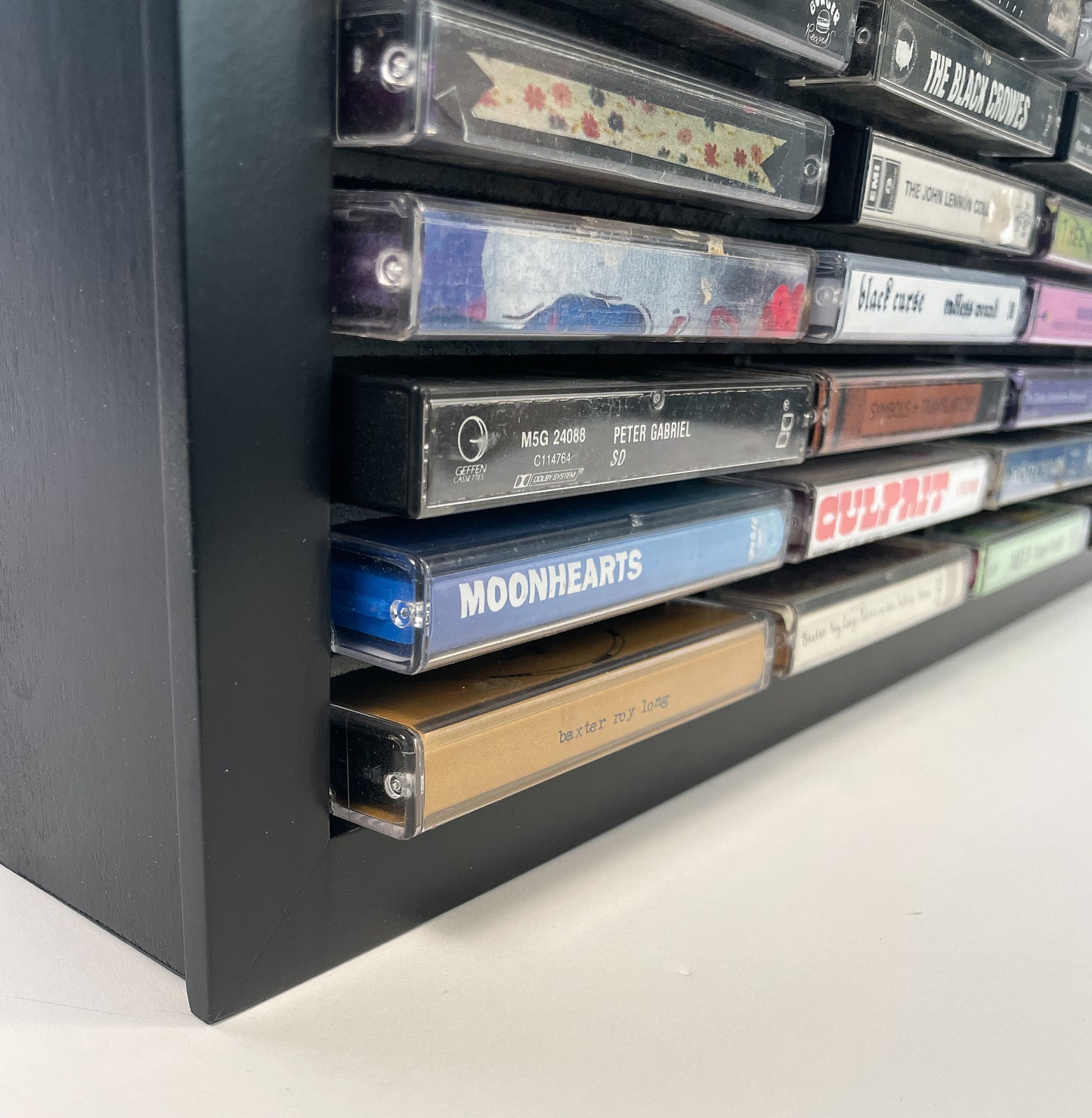 60 Cassette Tape Display Shelf