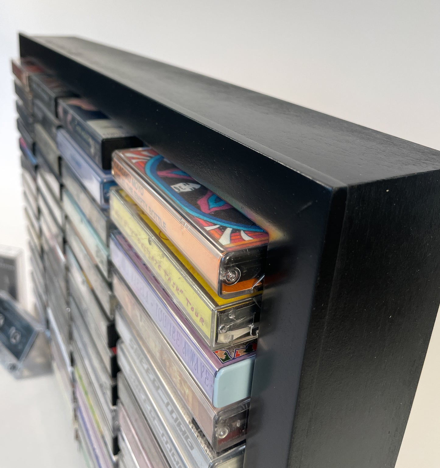 60 Cassette Tape Display Shelf