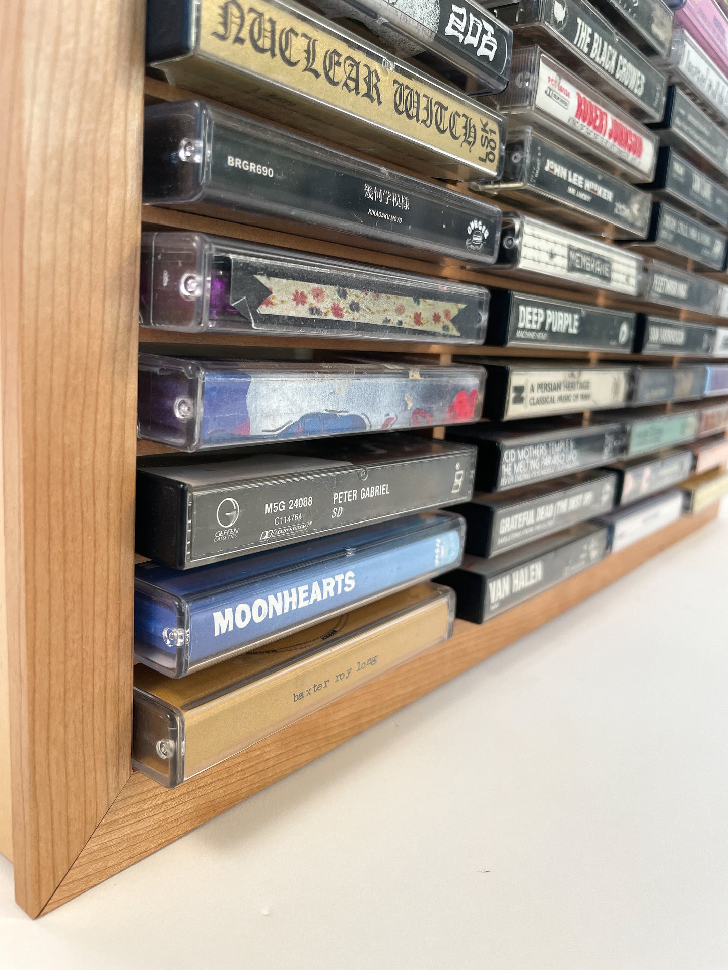 60 Cassette Tape Display Shelf