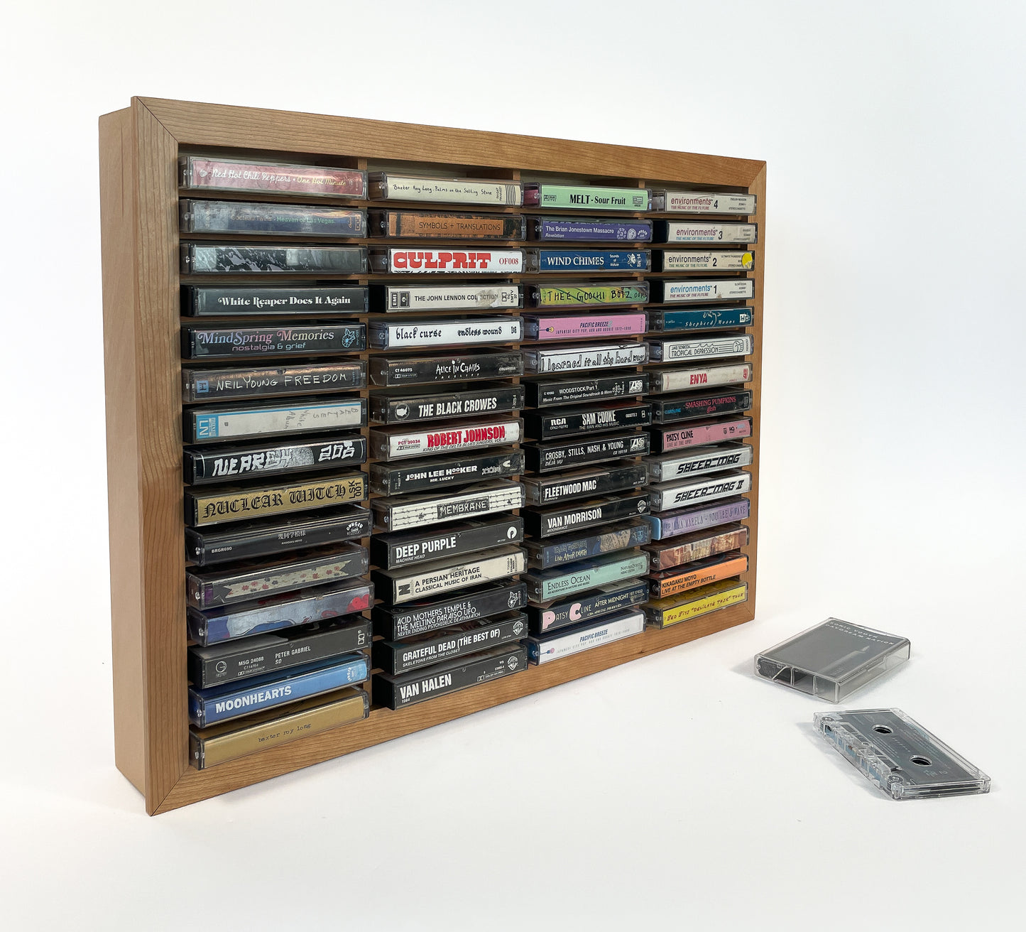 60 Cassette Tape Display Shelf