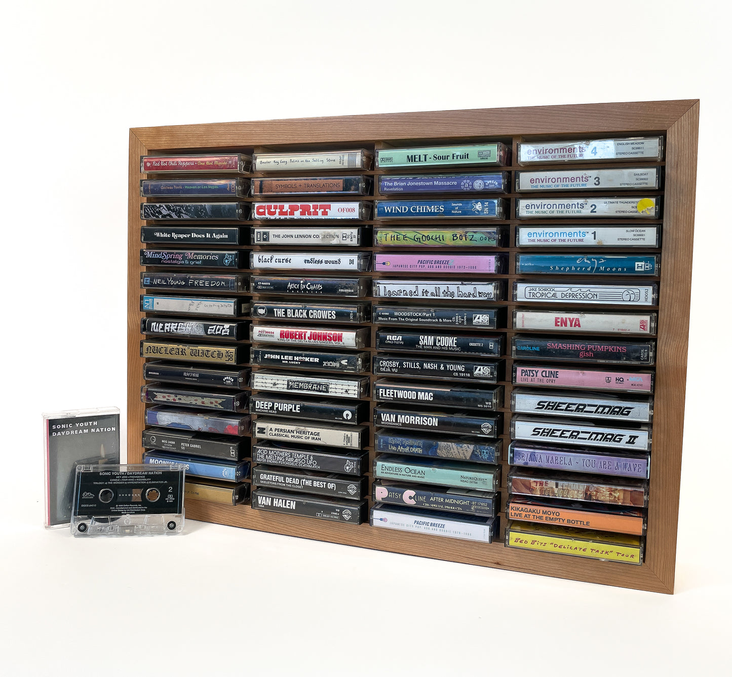 60 Cassette Tape Display Shelf
