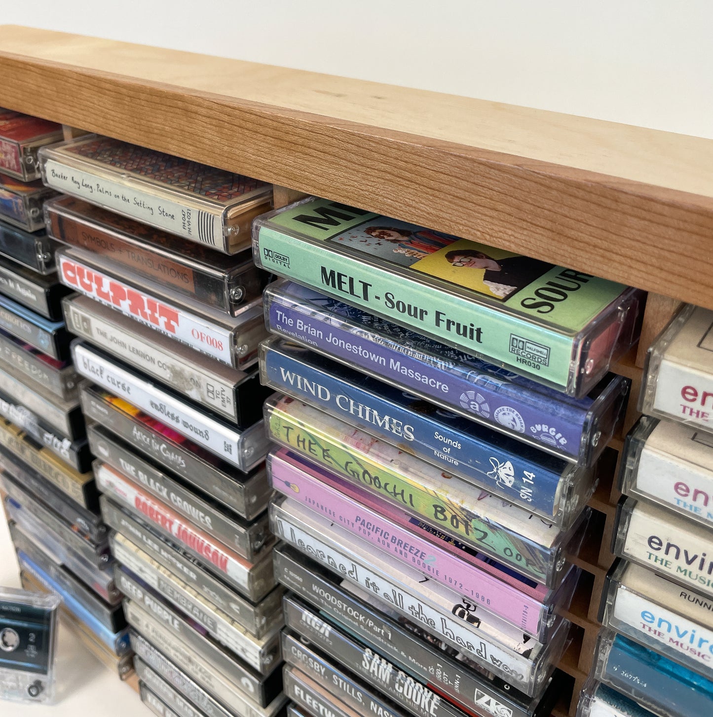 60 Cassette Tape Display Shelf