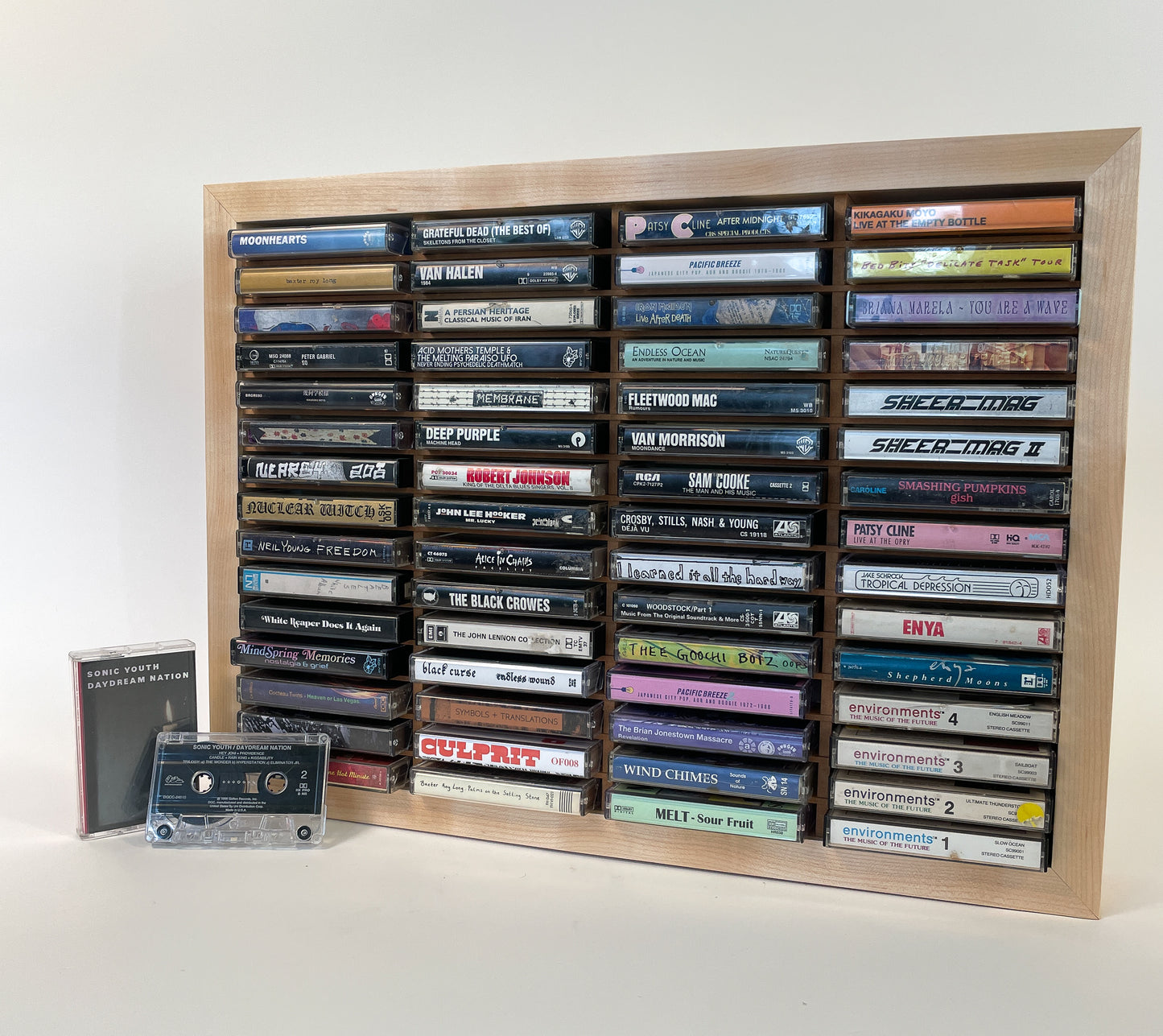 60 Cassette Tape Display Shelf