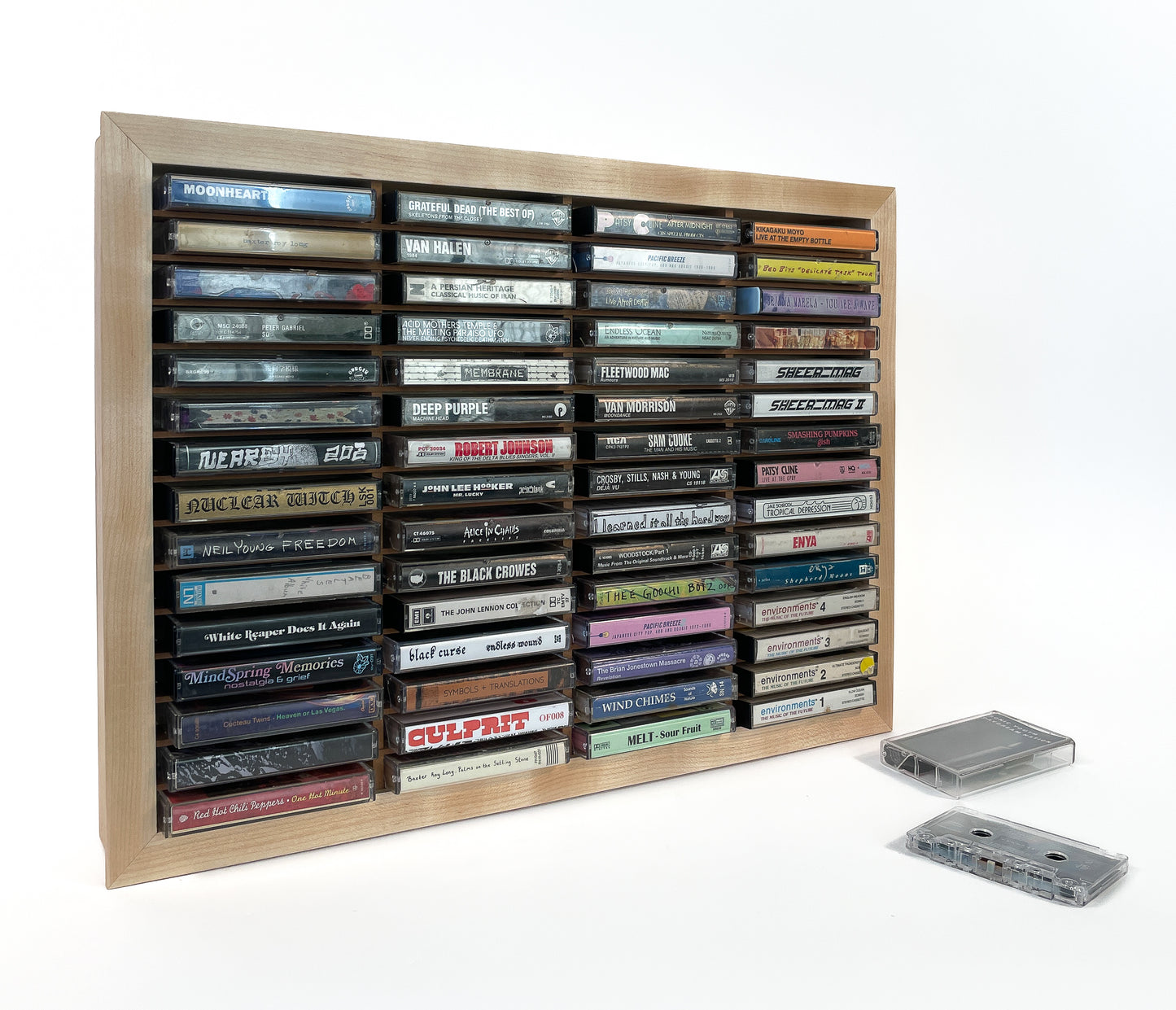 60 Cassette Tape Display Shelf