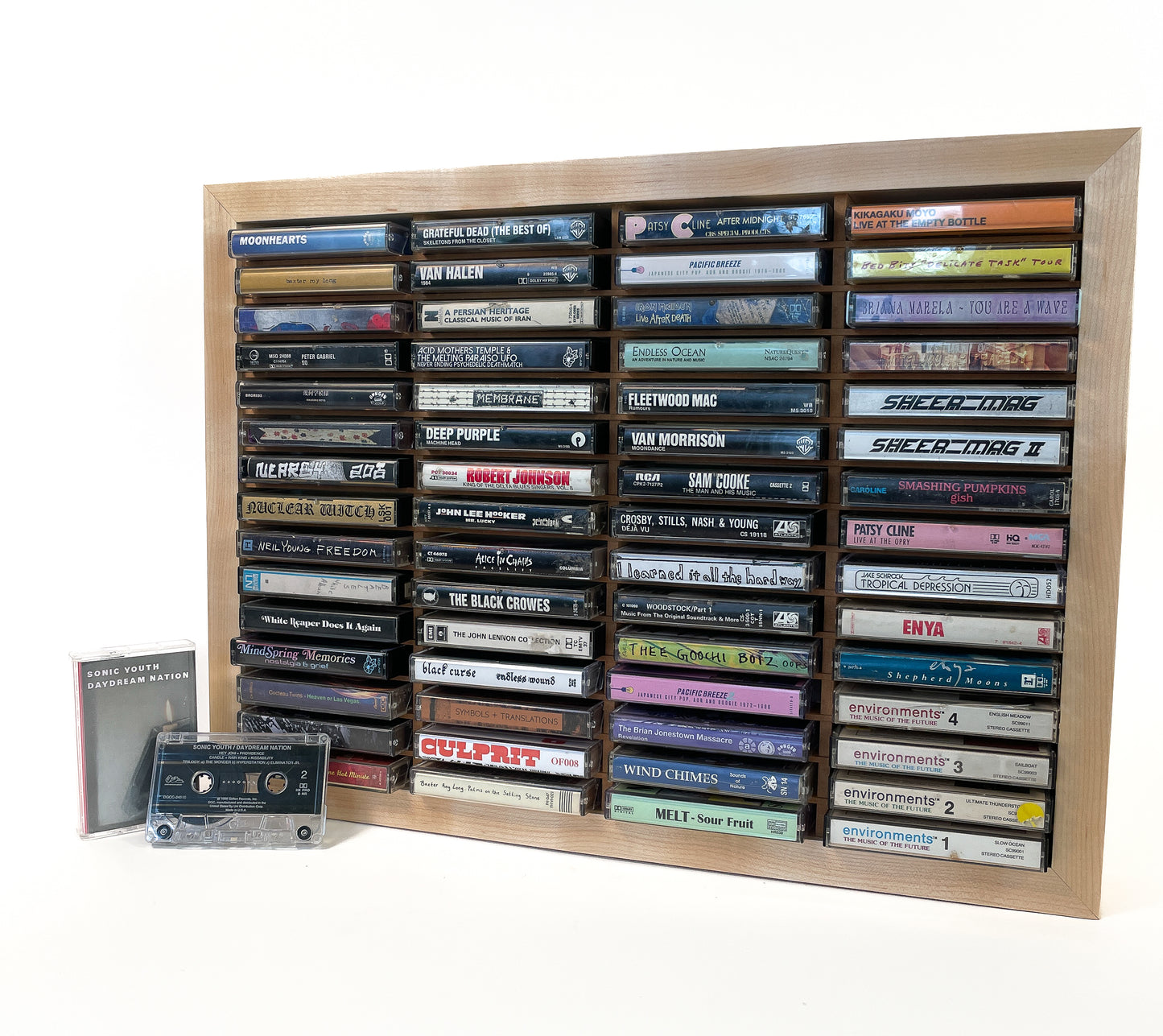 60 Cassette Tape Display Shelf