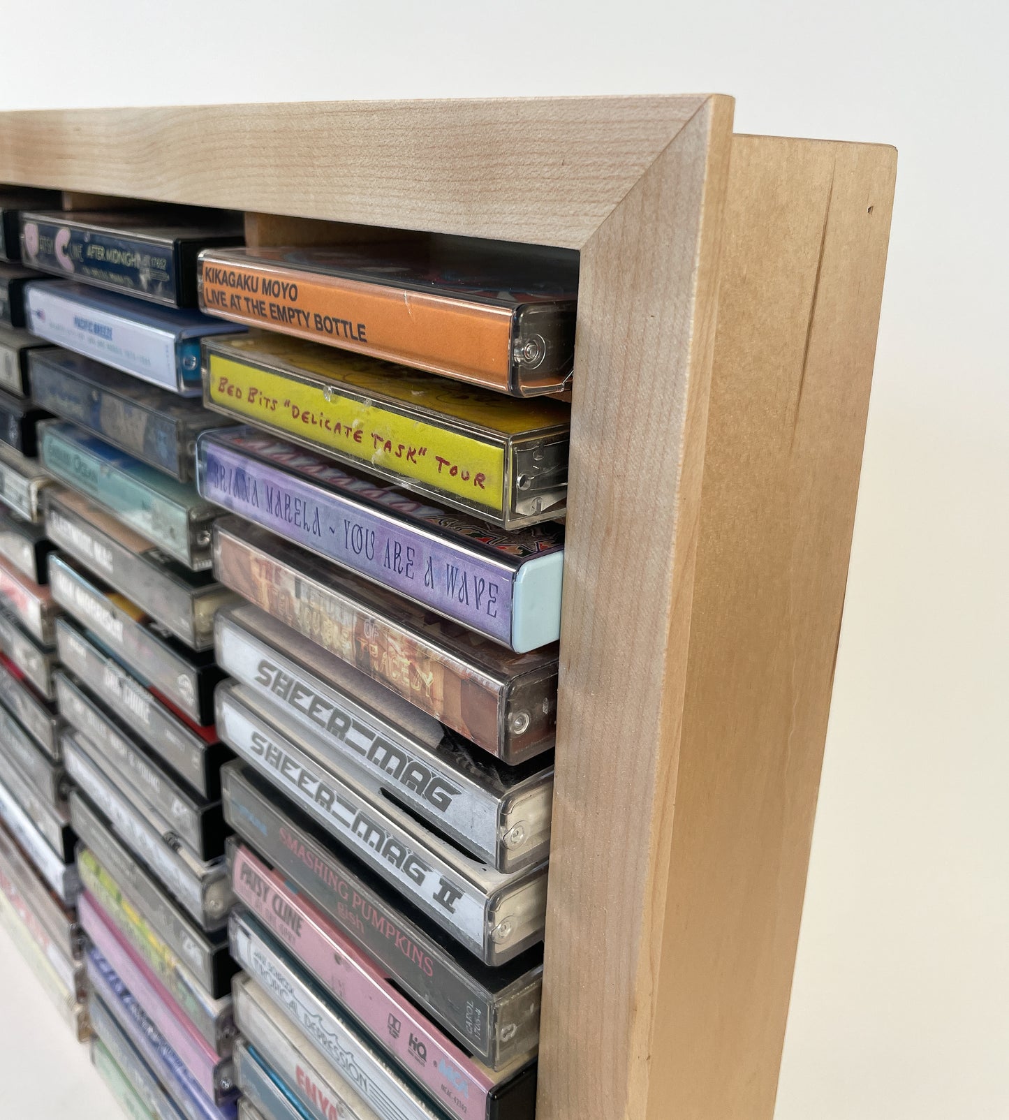 60 Cassette Tape Display Shelf