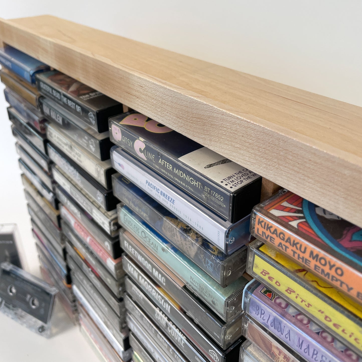 60 Cassette Tape Display Shelf