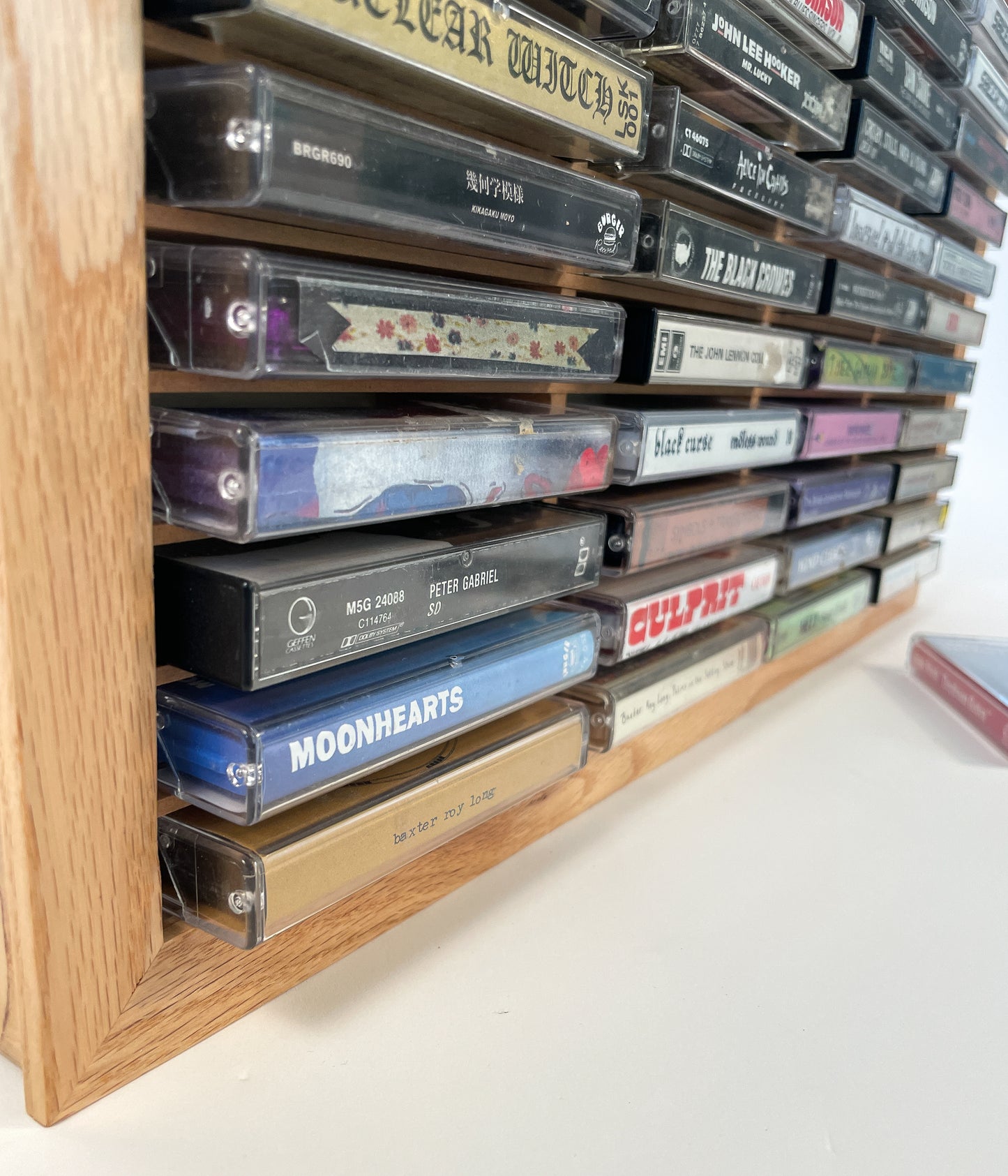 60 Cassette Tape Display Shelf