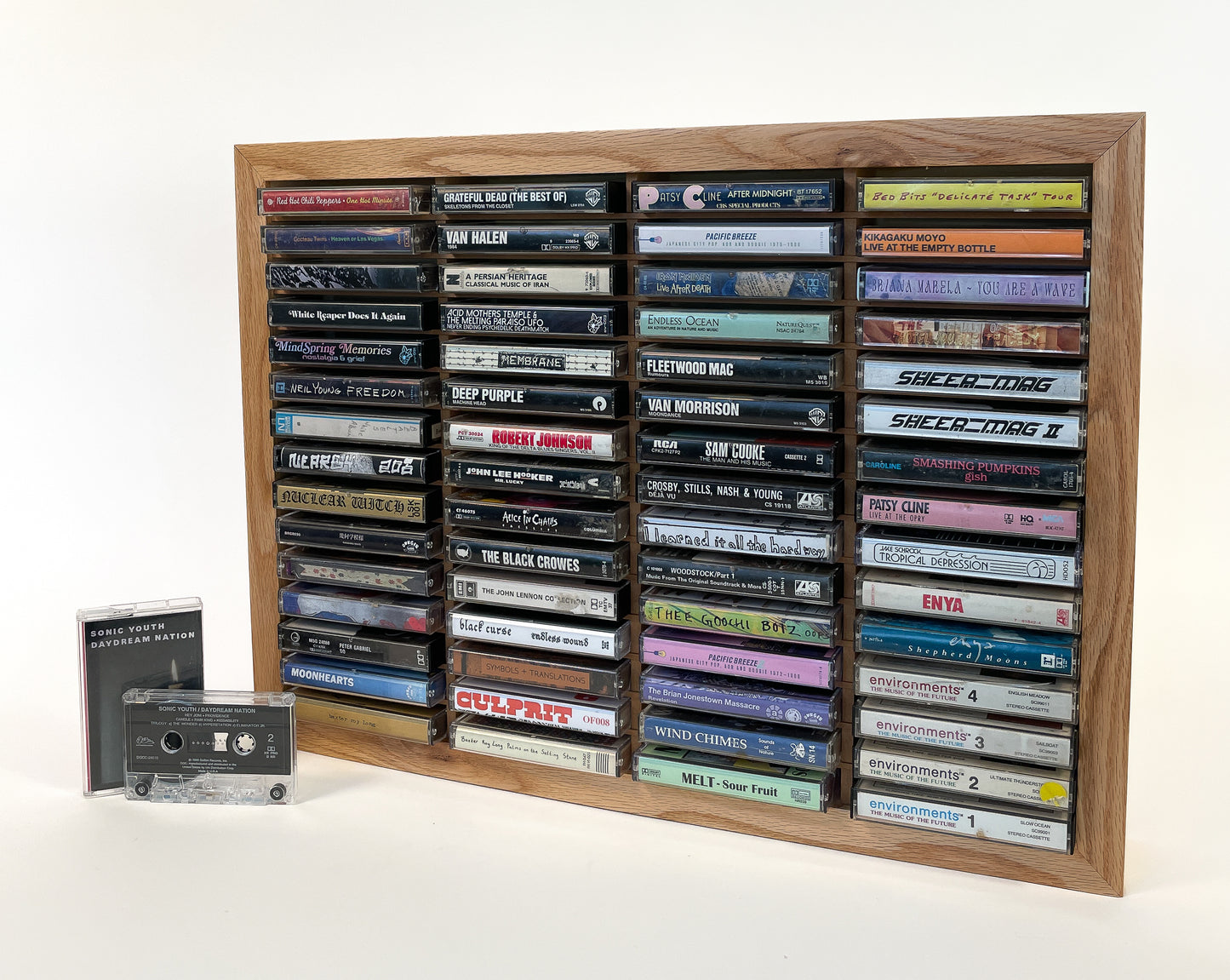 60 Cassette Tape Display Shelf