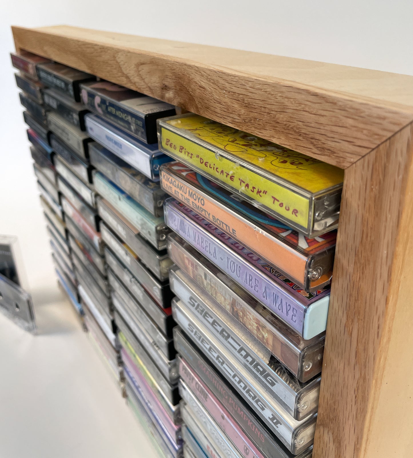 60 Cassette Tape Display Shelf
