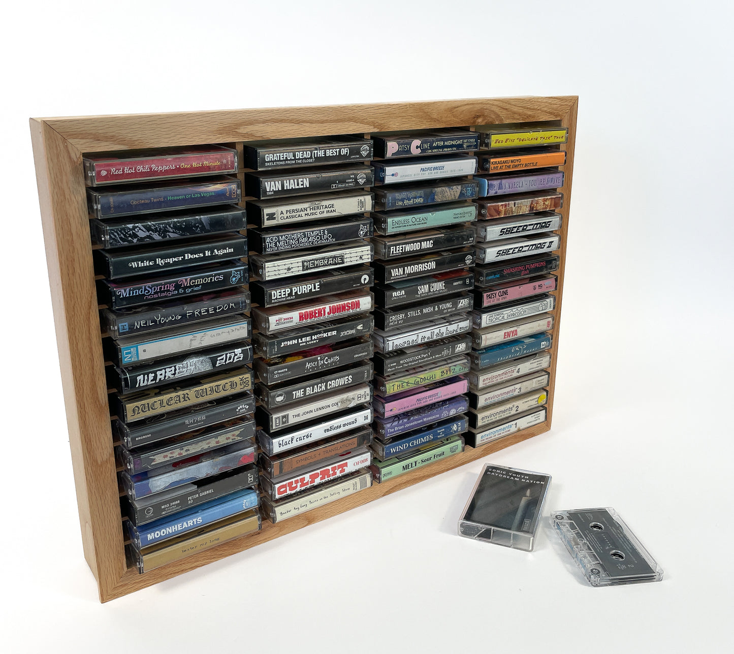 60 Cassette Tape Display Shelf