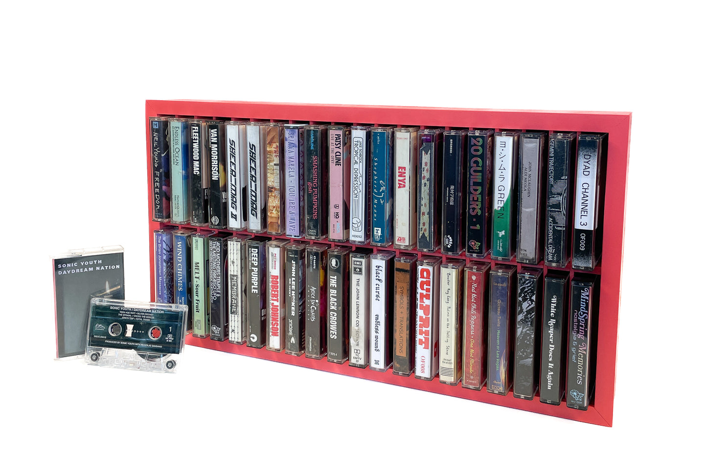 40 Capacity Cassette Tape Shelf