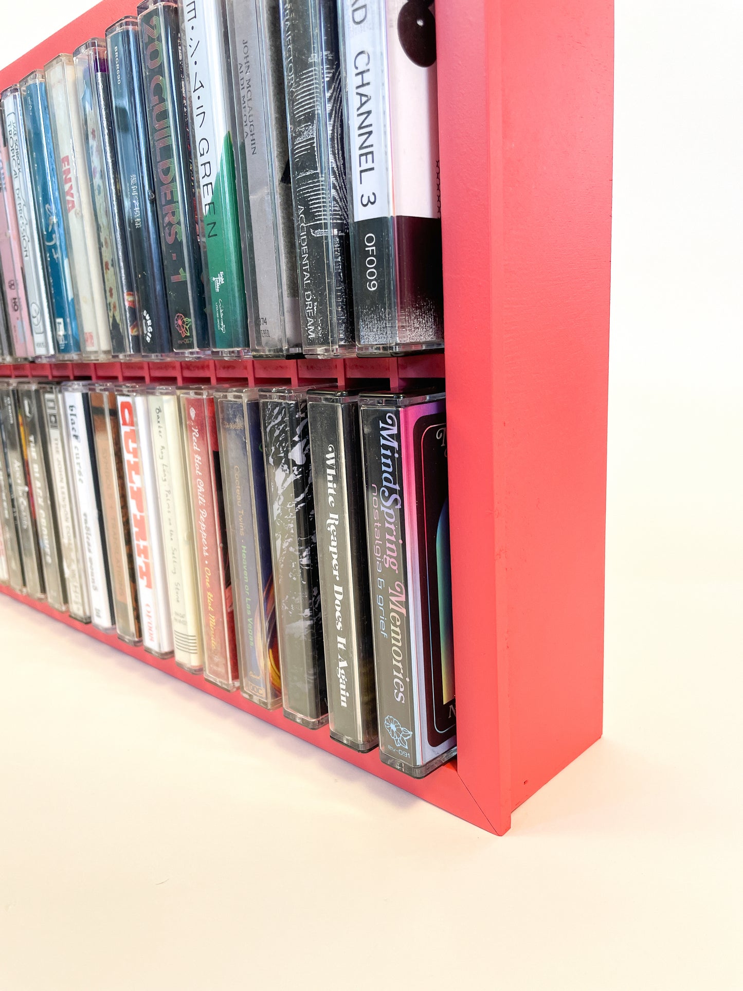 40 Capacity Cassette Tape Shelf