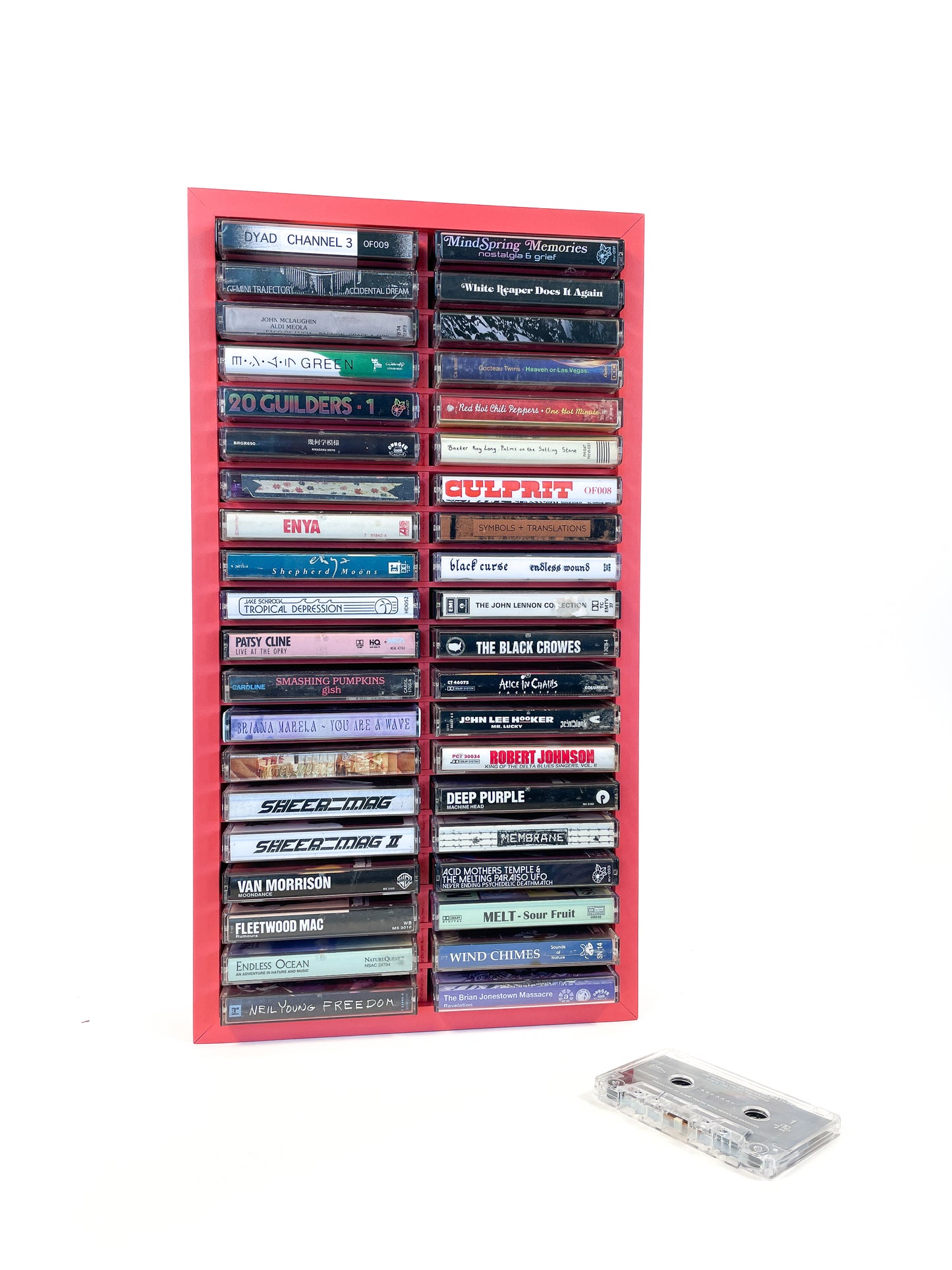 40 Capacity Cassette Tape Shelf