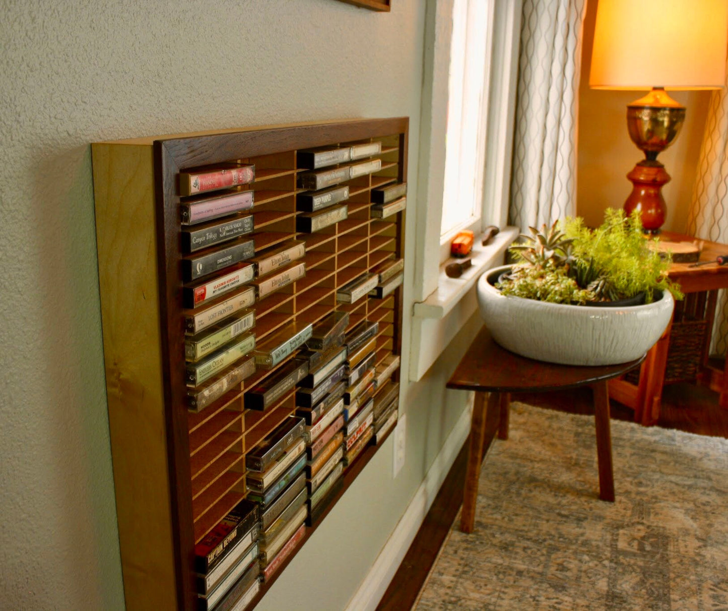100 Cassette Tape Display Shelf
